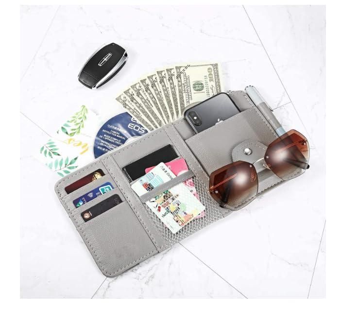 Sun Visor Organizer for Car – Multi-Pocket Storage Pouch