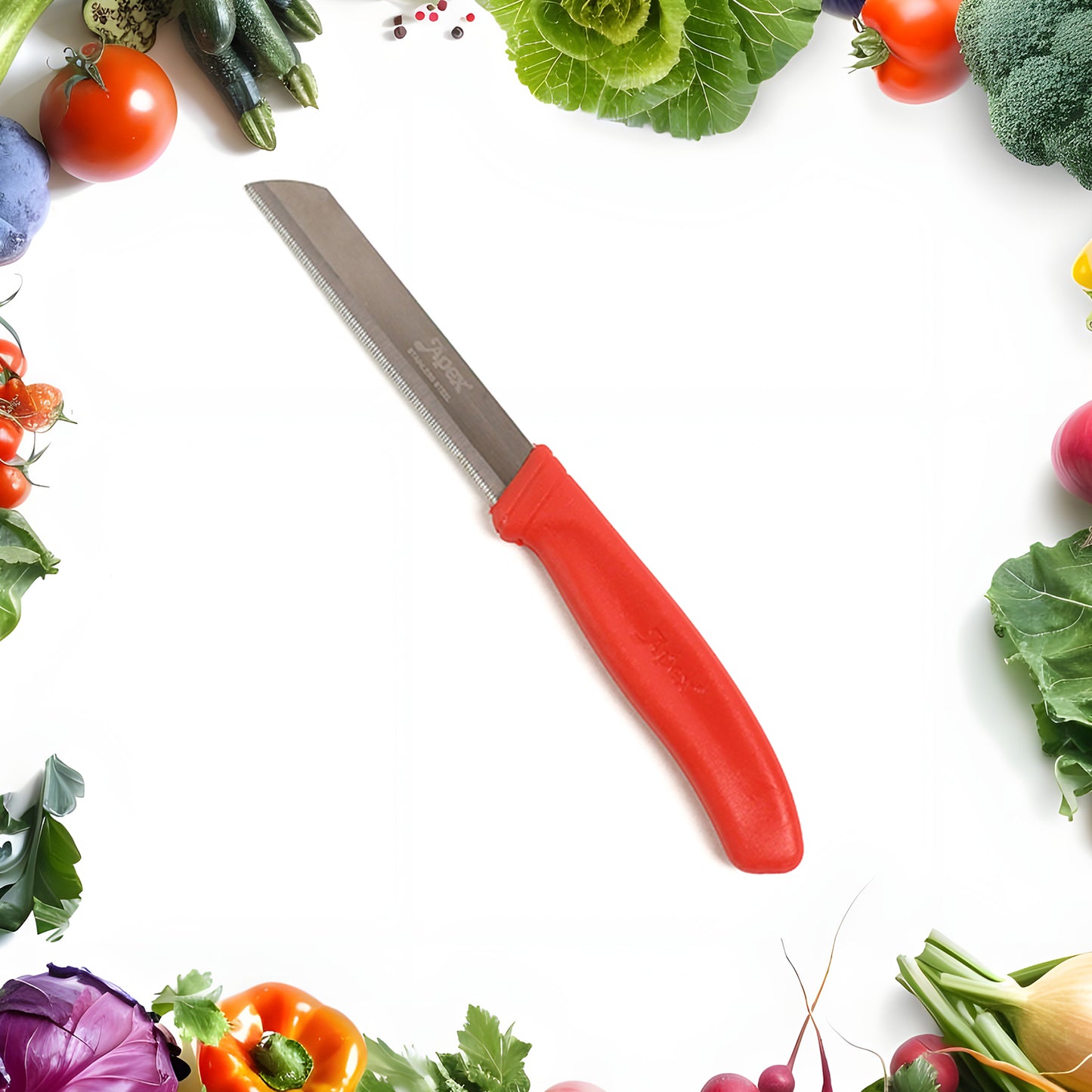 Apex 3-piece Stainless Steel Kitchen Knife And Peeler Set