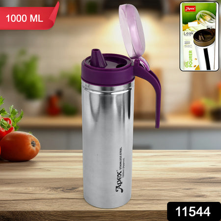 Premium Apex 1000ml Approx. Stainless Steel Oil Pourer (1 Pc)