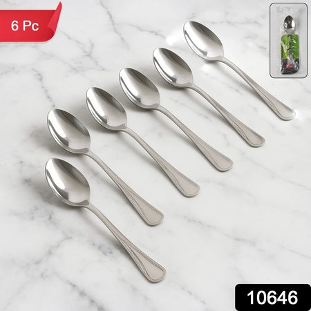Supermom Stainless Steel Dining Spoons (6 Pc  Set)