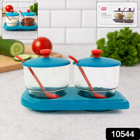 Premium Supermom Storewell Multipurpose Spice And Condiment Container Set (2 Pc)