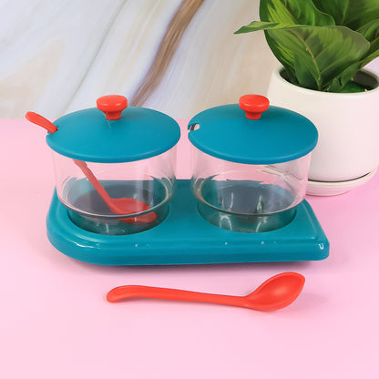 Premium Supermom Storewell Multipurpose Spice And Condiment Container Set (2 Pc)
