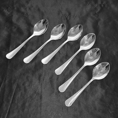 Supermom Stainless Steel Dining Spoons (6 Pc  Set)