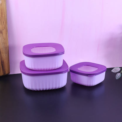 Premium 3 Piece Food Storage Container Set