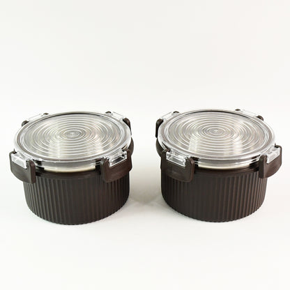 Premium Quality Apex Rustic Jar Set  2 Pcs 450ml Each Approx