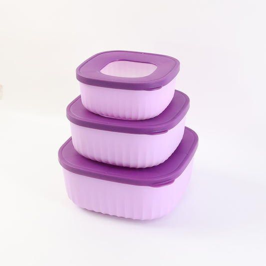 Premium 3 Piece Food Storage Container Set