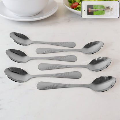 Supermom Diamond Stainless Steel Dining Spoon (6 Pc  Set)