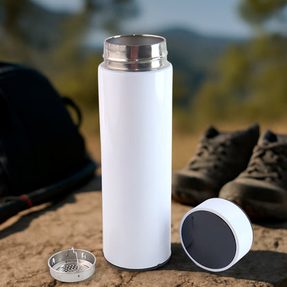 White Vacuum Insulated Water Bottle (1 Pc  500ml)
