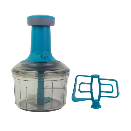 Supermom Premium Manual Push Chopper And Vegetable Cutter (750ml  1 Pc)