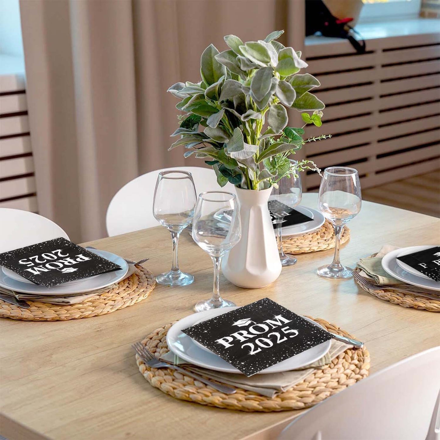 Prom 2025 Party Napkins (33 X 33 Cm  100 Pc)