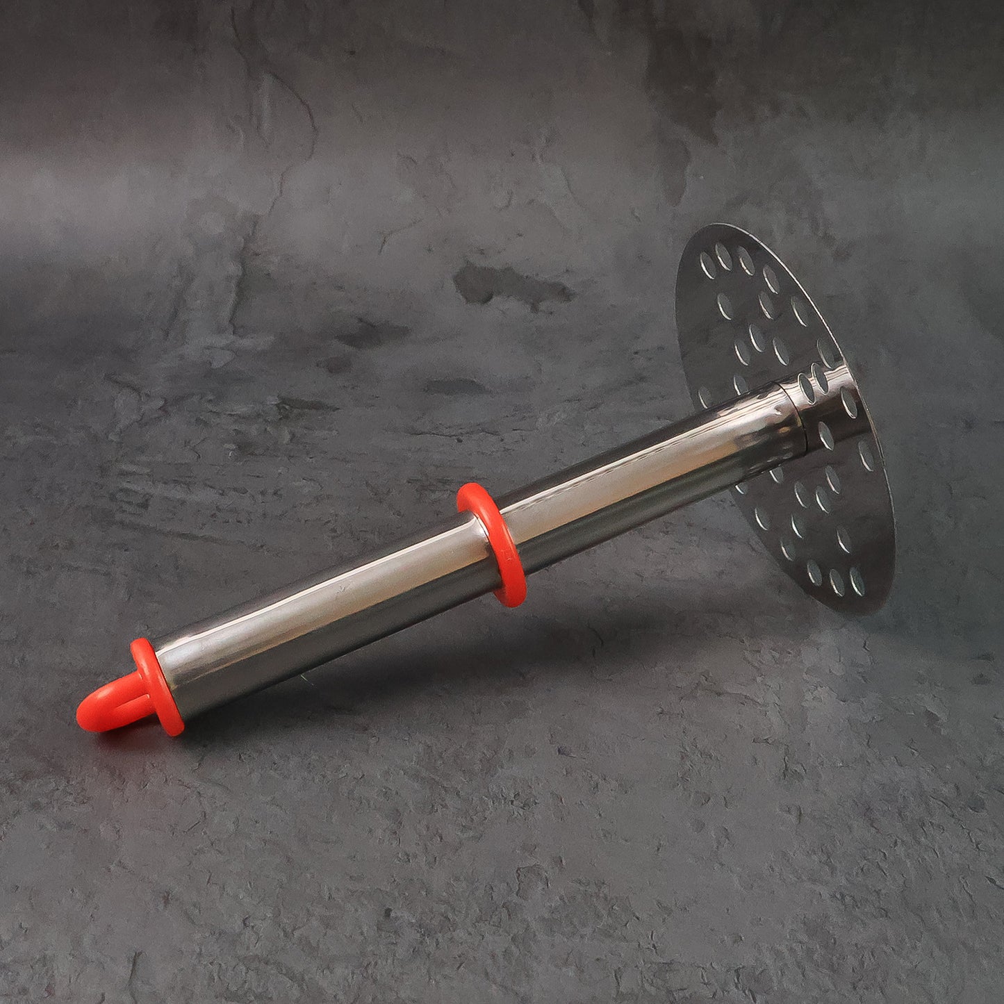 Stainless Steel Potato Masher With Ergonomic Handle (17cm  1 Pc)