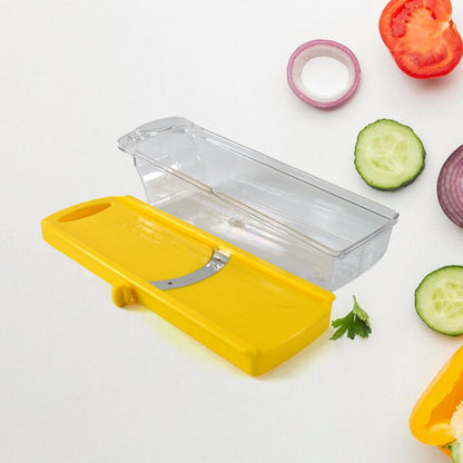 Big Multipurpose Vegetable And Fruit Slicer (Yellow  1 Pc)