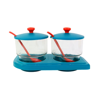 Premium Supermom Storewell Multipurpose Spice And Condiment Container Set (2 Pc)