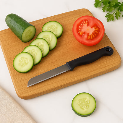 Supermom Stainless Steel Kitchen Laser Knife (10 Pc  Set)